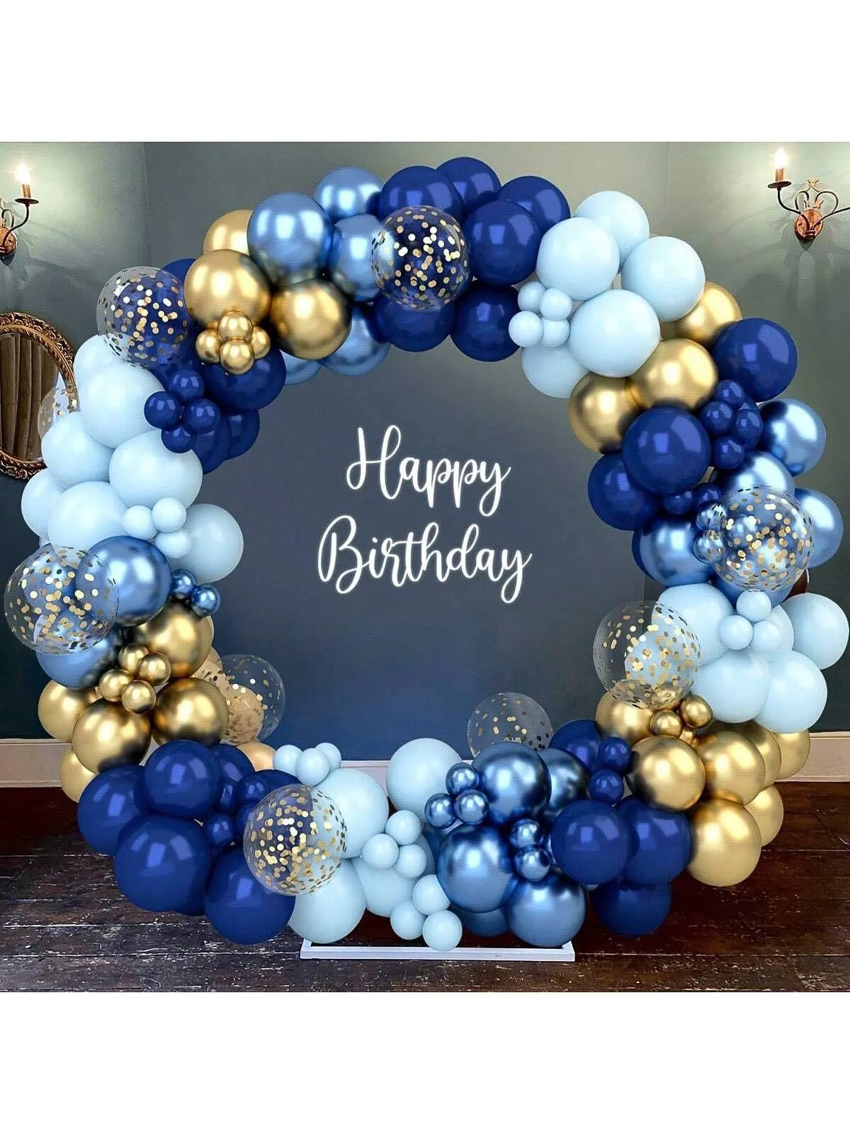Happy birthday balloon decoration setup Noida