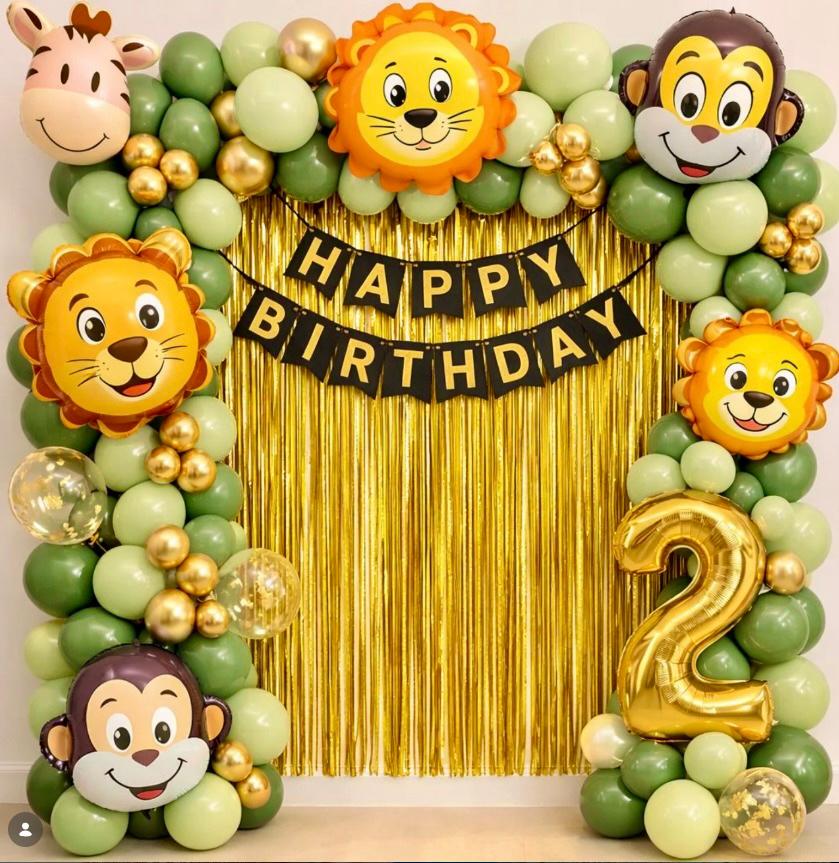 Jungle Safari Kids Birthday Theme