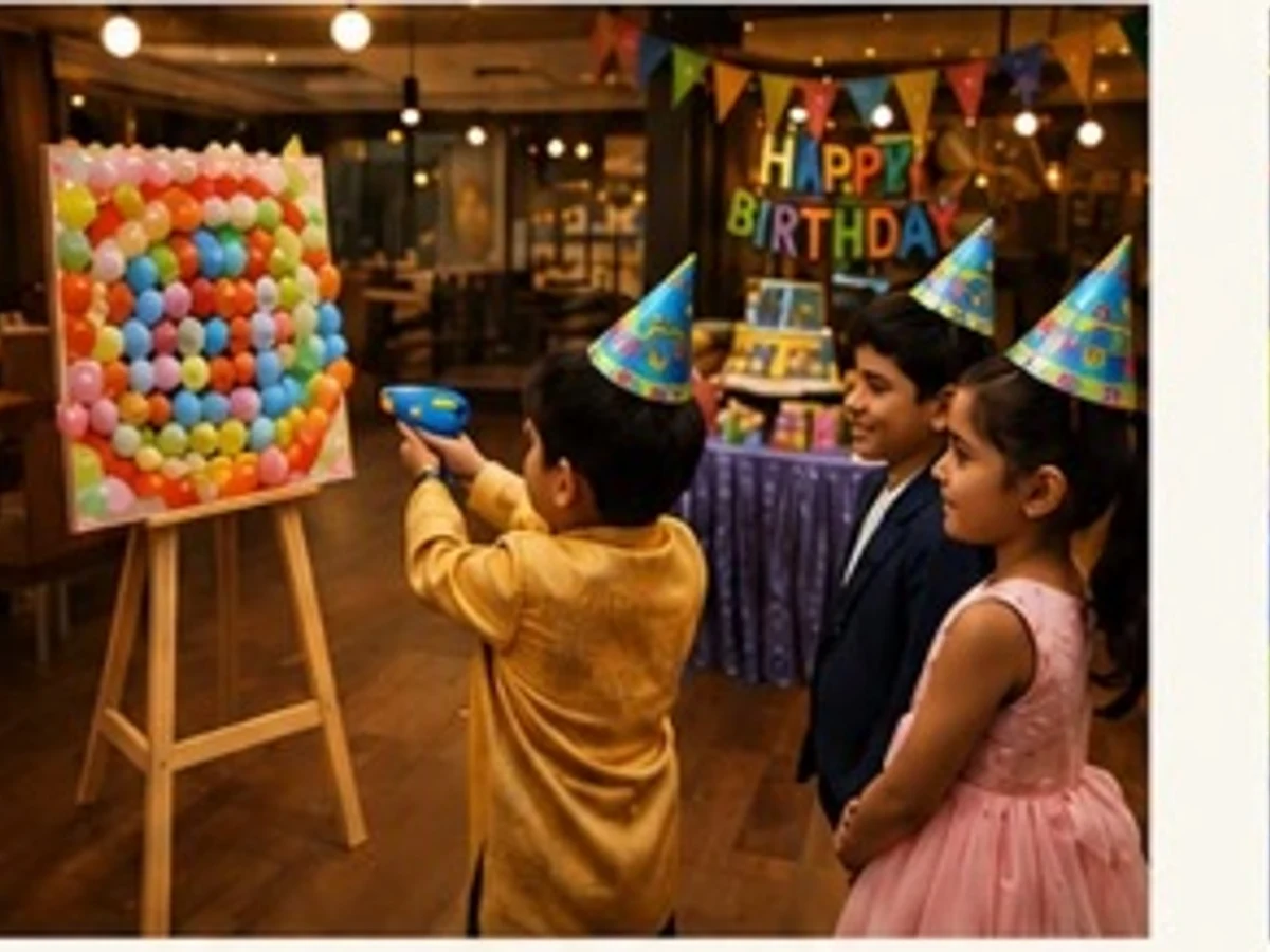 Balloon Shooting Game managed party activity in Delhi NCR