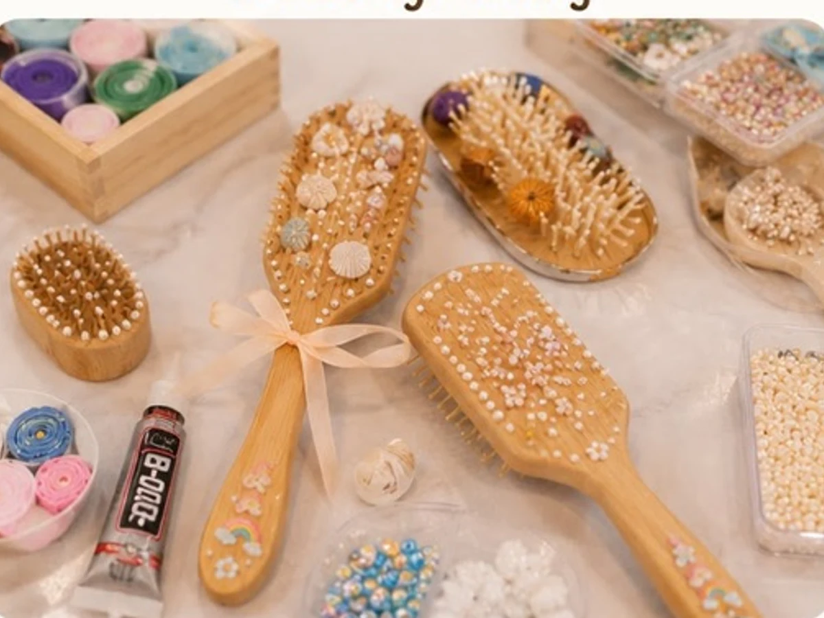 Premium Hair Brush Decorating managed party activity in Delhi NCR