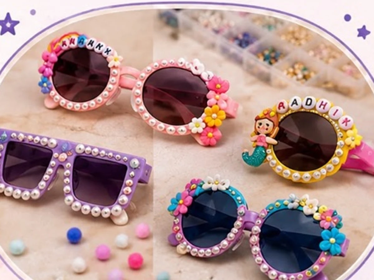 Kids Goggles Making Workshop managed party activity in Delhi NCR