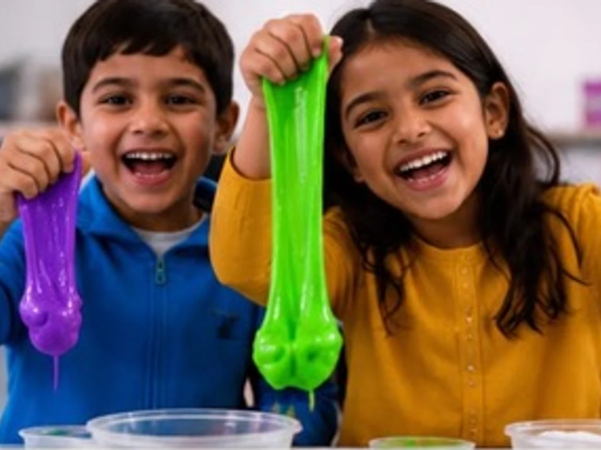 Slime Making Workshop managed party activity in Delhi NCR