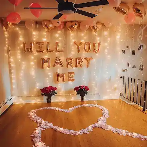 Will You Marry Me Proposal Setup